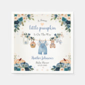 Sweet Little Pumpkin Autumn Baby Shower Serviette (Vorderseite)