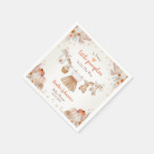 Sweet Little Pumpkin Autumn Baby Shower  Serviette (Ecke)