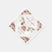 Sweet Little Pumpkin Autumn Baby Shower Serviette (Ecke)