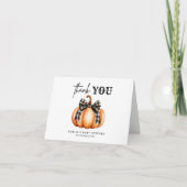 Sweet Little Pumpkin Baby Dusche Danke (Vorderseite)