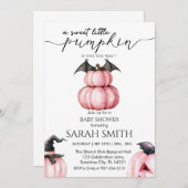 Sweet Little Pumpkin Baby Dusche Einladung (Vorne/Hinten)