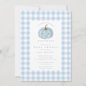 Sweet Little Pumpkin Baby Dusche Einladung (Vorderseite)