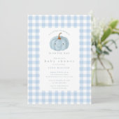 Sweet Little Pumpkin Baby Dusche Einladung (Stehend Vorderseite)