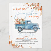 Sweet Little Pumpkin Baby Dusche Einladung (Vorne/Hinten)