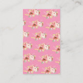 Sweet Little Pumpkin Baby Dusche Windel Raffle Begleitkarte (Rückseite)