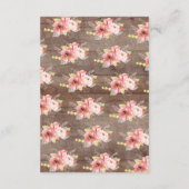 Sweet Little Pumpkin Baby Shower Book for Baby Begleitkarte (Rückseite)