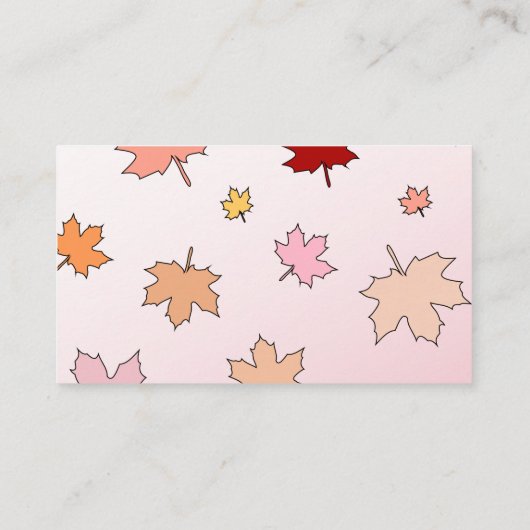 Sweet Little Pumpkin Book for Baby Showgame Begleitkarte (Rückseite)