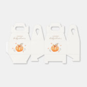 Sweet Little Pumpkin Bow Fall Baby Dusche Geschenkschachtel (Ungefaltet)