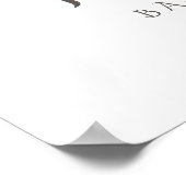 Sweet Little Pumpkin Fall Baby Dusche Willkommen Poster (Ecke)