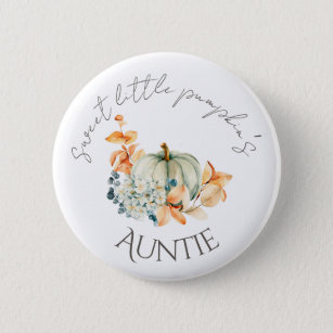 Sweet Little Pumpkin Fall Baby Showknopf Tante Button