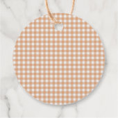 Sweet Little Pumpkin Fall Babydusche Geschenkanhänger (Rückseite)