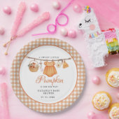 Sweet Little Pumpkin Fall Babydusche Pappteller (Party)