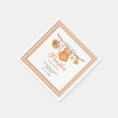 Sweet Little Pumpkin Fall Babydusche Serviette (Ecke)