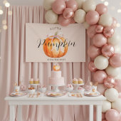 Sweet Little Pumpkin Girl Baby Shower Banner
