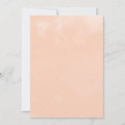 Sweet Little Pumpkin is on her Way, Baby Shower Einladung (Rückseite)