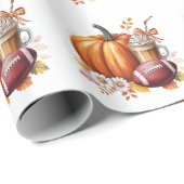 Sweet little pumpkin is on the way geschenkpapier (Rolleneckpunkt)