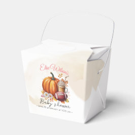 Sweet little pumpkin is on the way geschenkschachtel