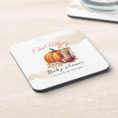 Sweet little pumpkin is on the way getränkeuntersetzer (Linke Seite)