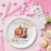 Sweet little pumpkin is on the way pappteller (Party)