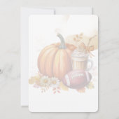 Sweet Little pumpkin latte is on the way Einladung (Rückseite)