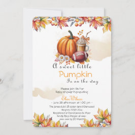 Sweet Little pumpkin latte is on the way  Einladung
