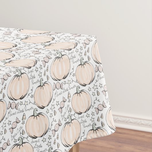 Sweet Little Pumpkin Pastell Halloween Tischdecke (Beispiel)