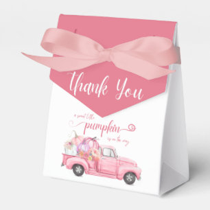 Sweet Little Pumpkin Pink Girl Baby Dusche Geschenkschachtel
