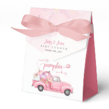 Sweet Little Pumpkin Pink Girl Baby Dusche