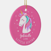 Sweet Little Sister Unicorn Weihnachtsschmuck (Rechts)
