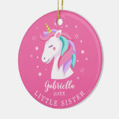 Sweet Little Sister Unicorn Weihnachtsschmuck (Links)