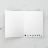 Sweet Little Smiles Bear Bumblebee Brown Karte (Innenseite)