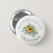 Sweet Little Sunshine Fall Baby Dusche Oma Button (Vorne & Hinten)