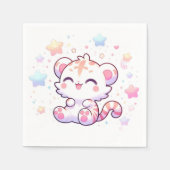 Sweet Little Tiger Baby Dusche Serviette (Vorderseite)