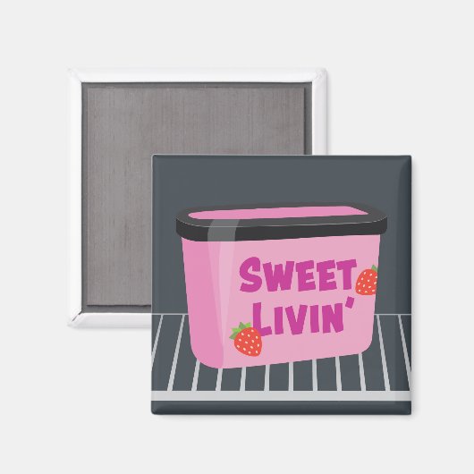 Sweet Livin'Ice Magnet (Vorderseite/Rückseite)