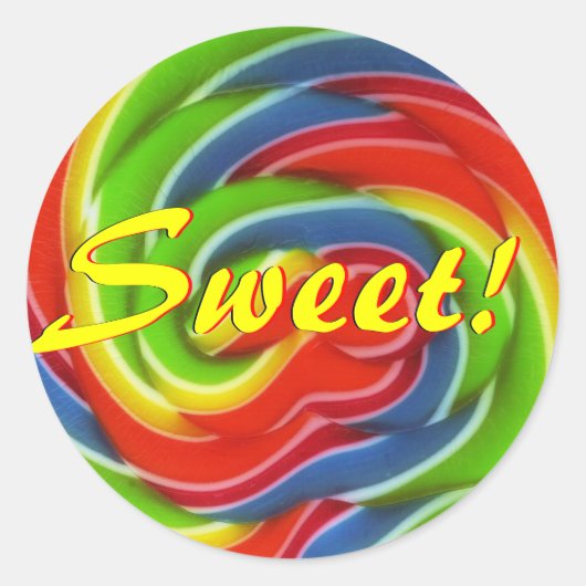 SWEET Lollipop Stickers (Vorderseite)