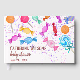 Sweet Lollipops Blessings Baby Shower Gästebuch