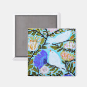 Sweet Love Birds II Magnet (Vorderseite/Rückseite)