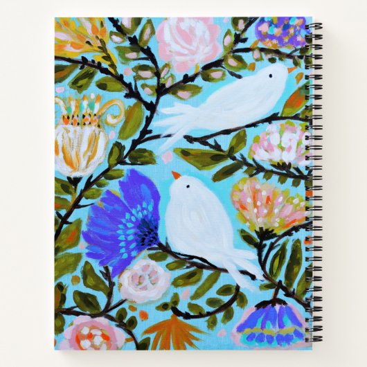 Sweet Love Birds II Notizblock (Rückseite)