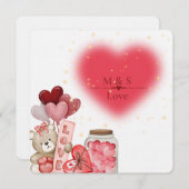 Sweet Love Design Feiertagskarte (Vorne/Hinten)