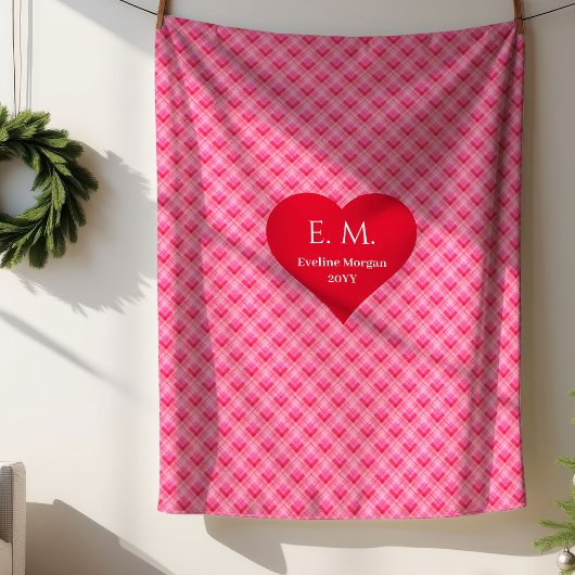 Sweet Love Hearts Gift for Husband Blanket Sherpadecke