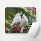 Sweet Lovebirds Mouse Pad Mousepad (Mit Mouse)