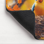 Sweet Lovebirds Mouse Pad Mousepad (Ecke)