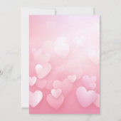 Sweet, Lovely Valentine's Greeting Flat Card (Rückseite)