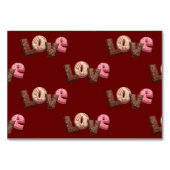 Sweet Lover Tischnummer (Rückseite)