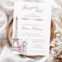 Sweet Macaron Bonjour Bebe Paris Baby Dusche