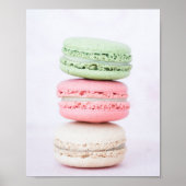 Sweet Macarons Küchenplakat Poster (Vorne)