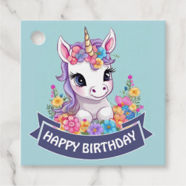 Sweet Magical Baby Unicorn Geschenkanhänger