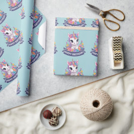 Sweet Magical Baby Unicorn Geschenkpapier