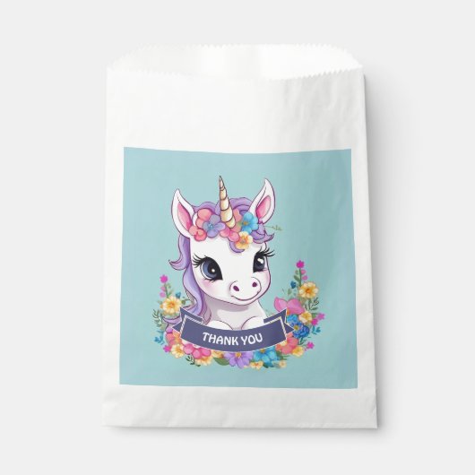 Sweet Magical Baby Unicorn Geschenktütchen (Vorderseite)