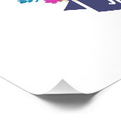 Sweet Magical Baby Unicorn Poster (Ecke)